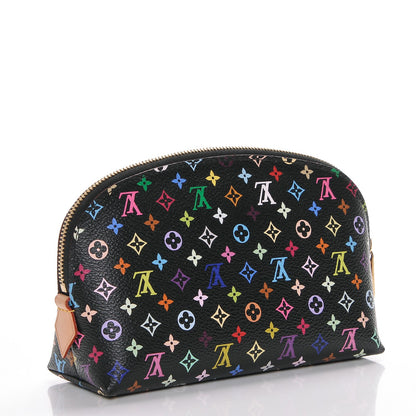 Louis Vuitton Monogram Multicolor Cosmetic Pouch Black Grenade 3 of 6