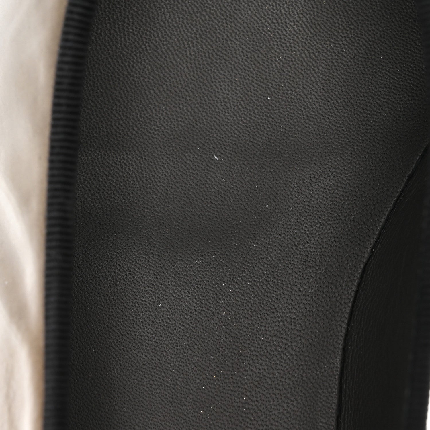 Chanel Patent CC Cap Toe Ballerina Flats 37 Black Green 10 of 13