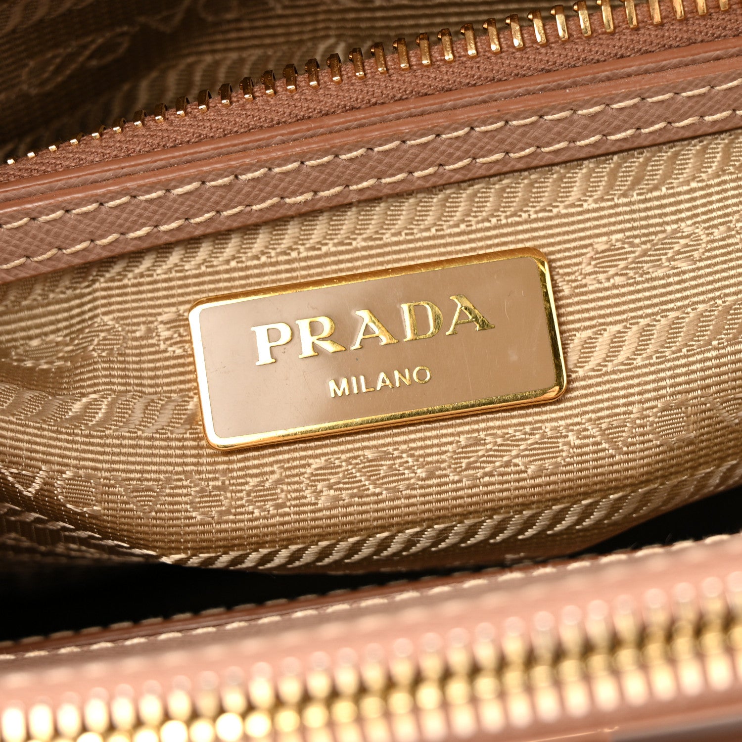Prada Saffiano Lux Small Galleria Double Zip Tote Cammeo 6 of 16