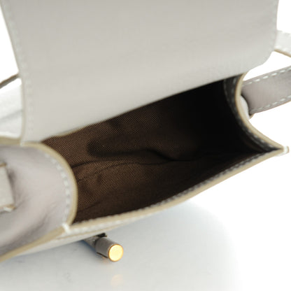 Chloe Calfskin Mini Marcie Round Crossbody Bag Cashmere Grey 5 of 8