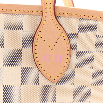 Louis Vuitton LOUIS VUITTON Damier Azur Neo Neverfull MM Rose Ballerine 10 of 10