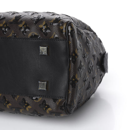 Louis Vuitton Monogram Sequins Eclipse Speedy 28 Black 10 of 10