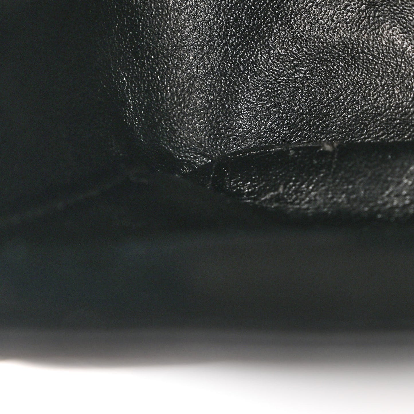 Distressed Patent Quilted 2.55 Reissue 227 Flap Black