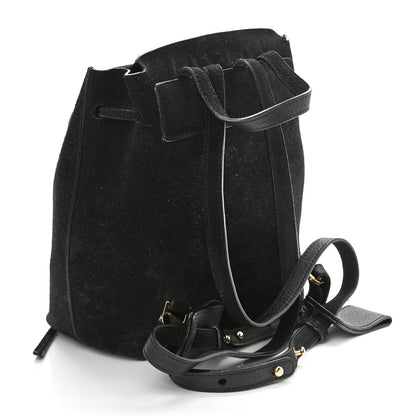 Mansur Gavriel Suede Backpack Black 3 of 10