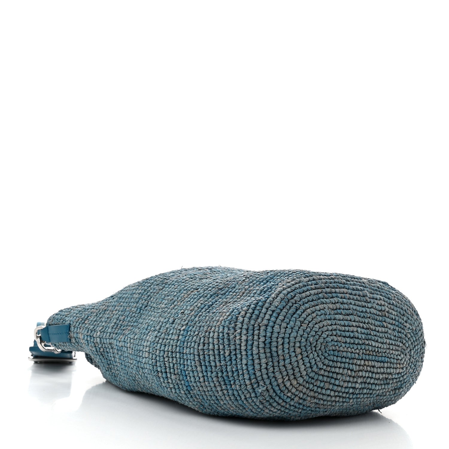 Loewe Raffia Mini Slit Tote Bag Blue 4 of 11