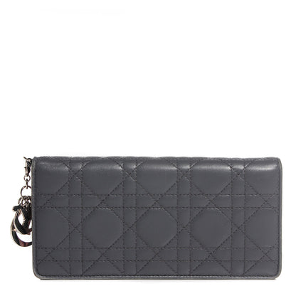 Christian Dior Lambskin Cannage Rendezvous Wallet 1 of 7