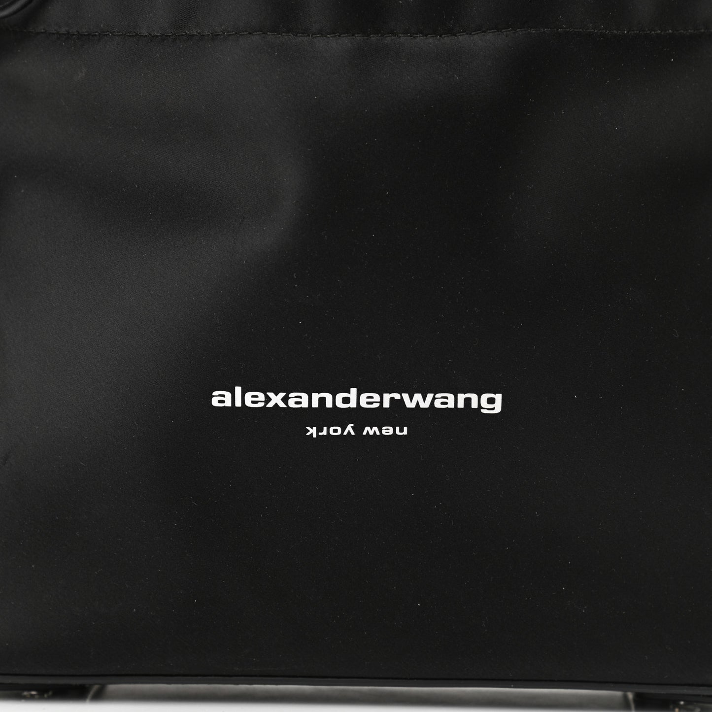 Lambskin Nylon Small Ryan Bag Black