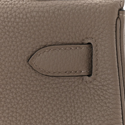 Hermes Togo Kelly Retourne 28 Gris Asphalte 12 of 37