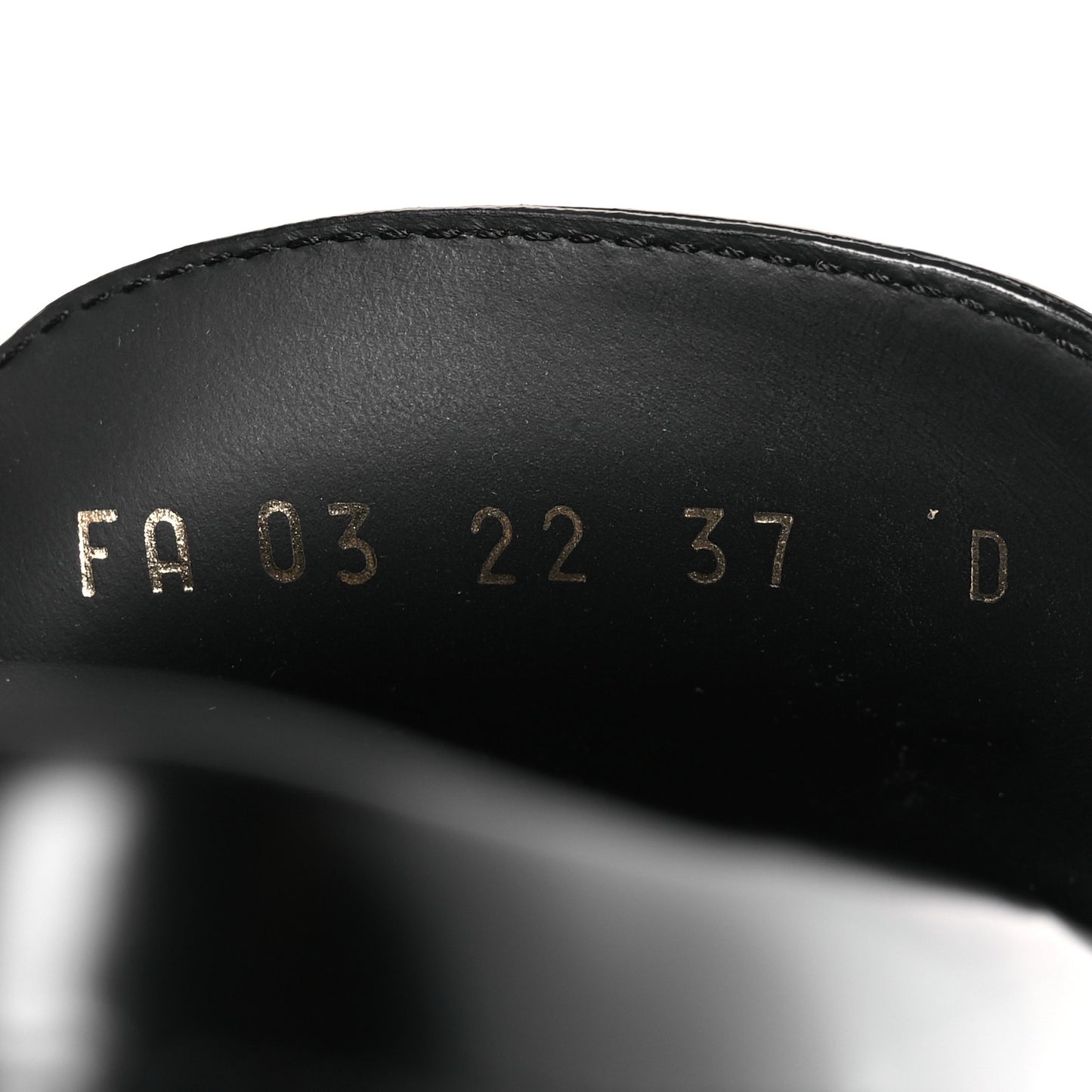 Brushed Calfskin Dior Code Lug Sole Platform 35mm Loafers 37 Black