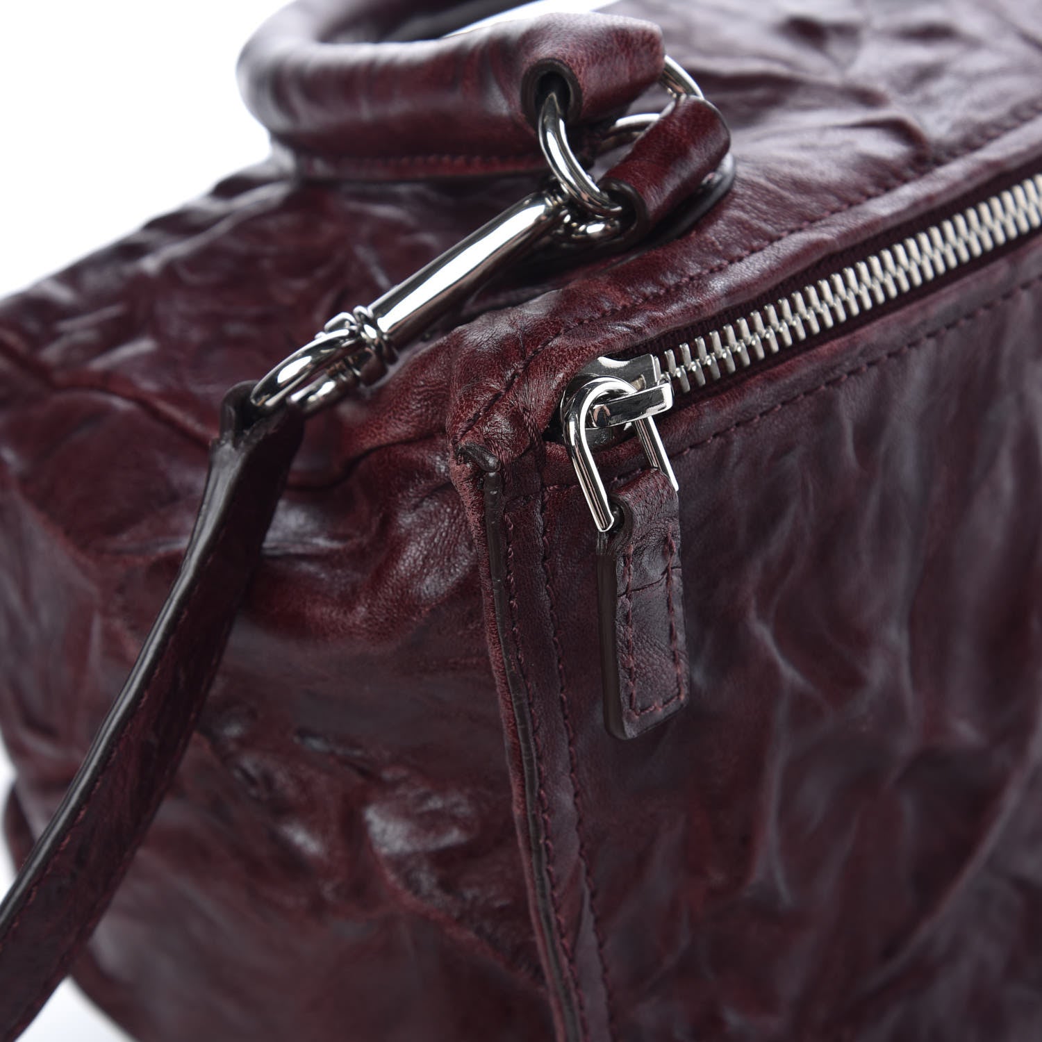 Givenchy Tumbled Sheepskin Small Pandora Oxblood 10 of 16