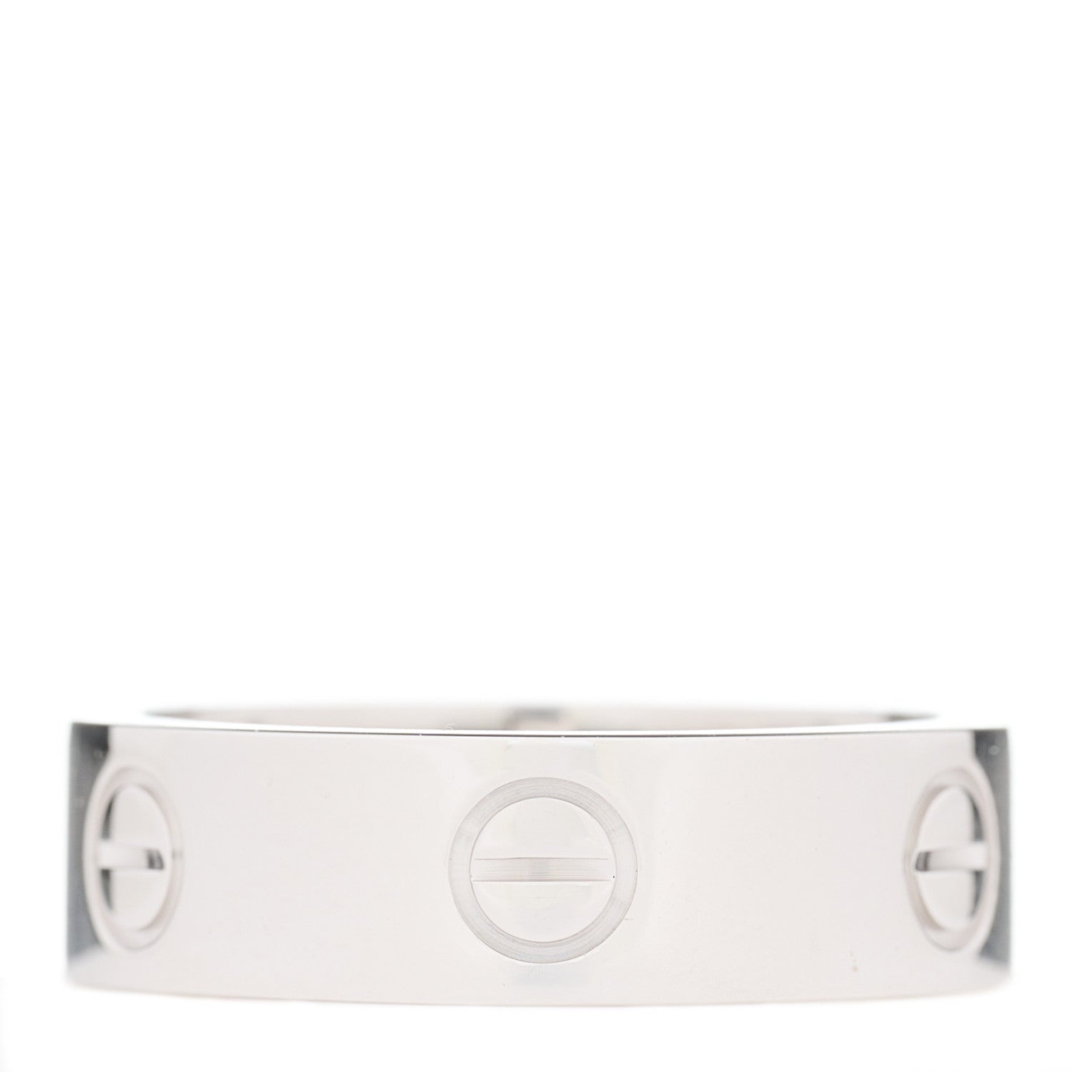 Cartier 18K White Gold 5.5mm LOVE Ring 57 8 4 of 5