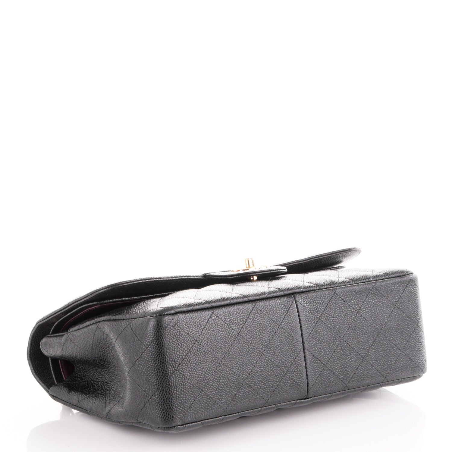 Chanel Caviar Quilted Jumbo Double Flap Black 4 of 7