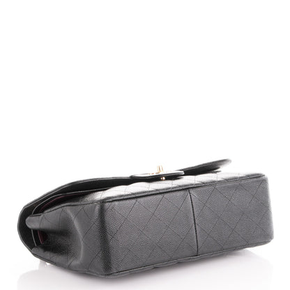 Chanel Caviar Quilted Jumbo Double Flap Black 4 of 7