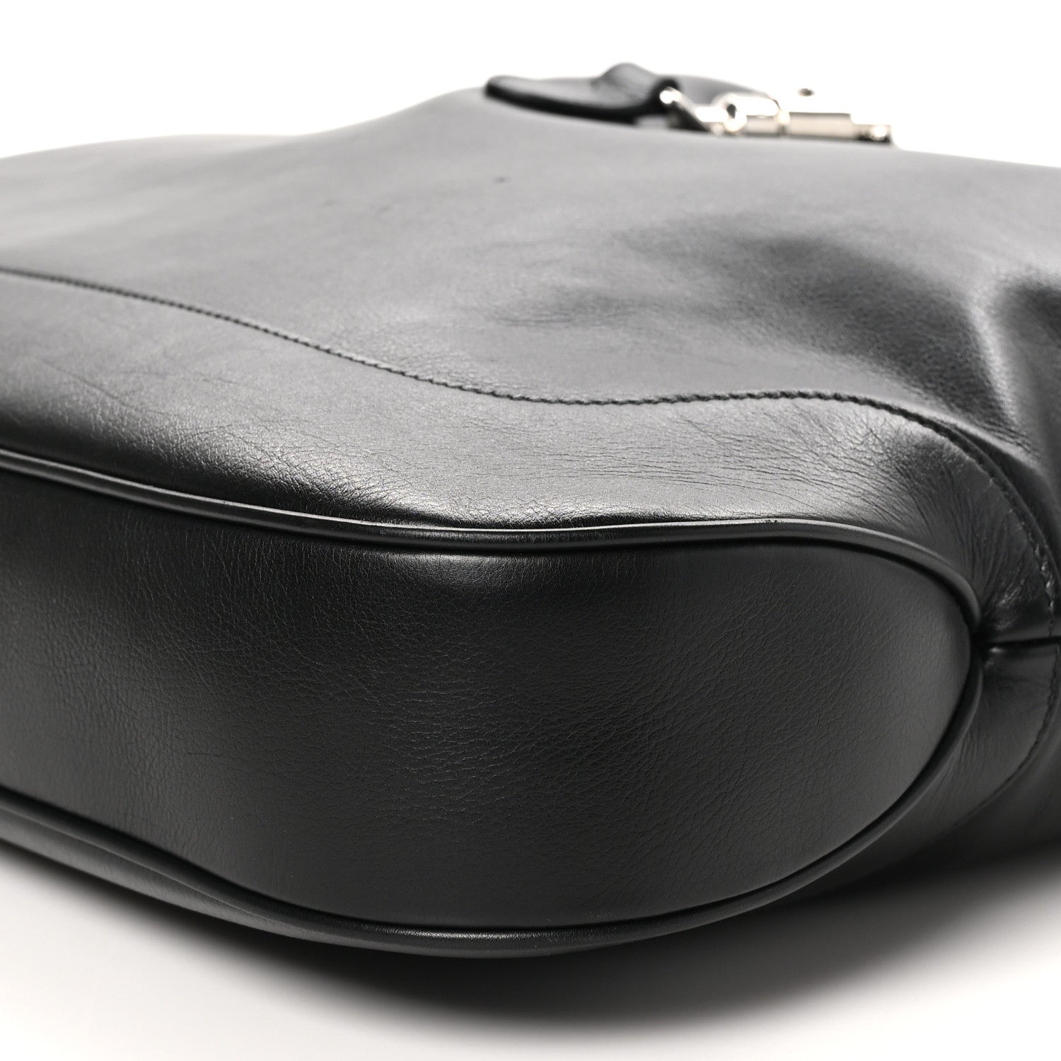 Gucci Calfskin Large Jackie 1961 Shoulder Bag Black 9 of 9
