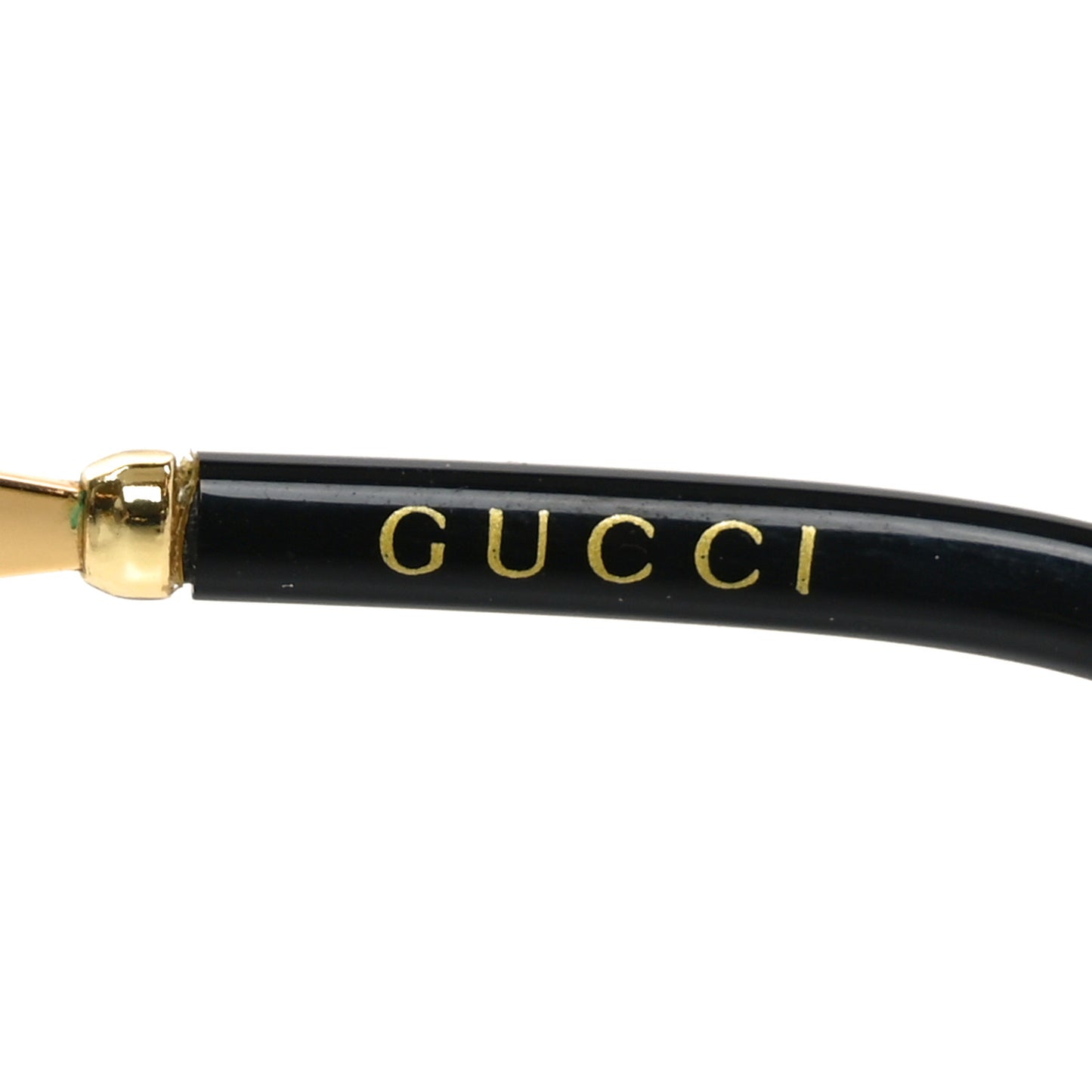 Metal Round Frame GG0595S Sunglasses Gold Black Red