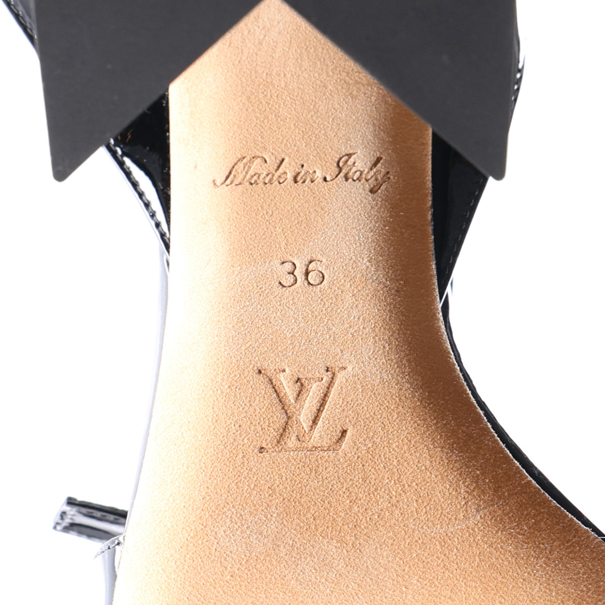 Louis Vuitton Patent Calfskin Shake Sandals 36 Black 8 of 10