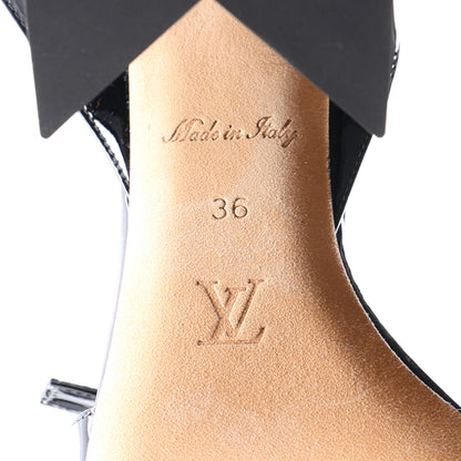 Louis Vuitton Patent Calfskin Shake Sandals 36 Black 8 of 10