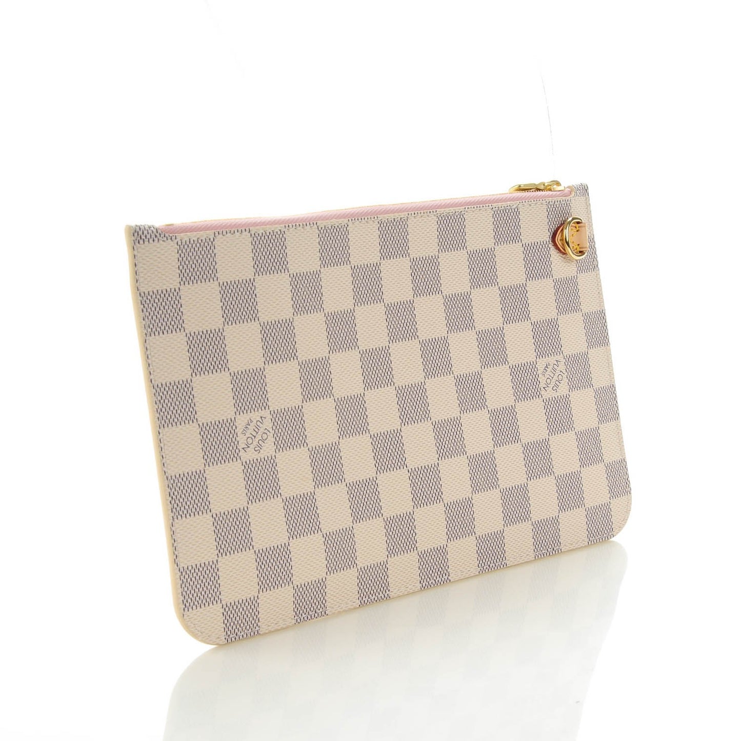 Damier Azur Neverfull MM GM Pochette Rose Ballerine