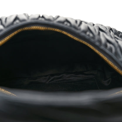 Miu Miu Nappa Matelasse Wander Large Hobo Black 5 of 9