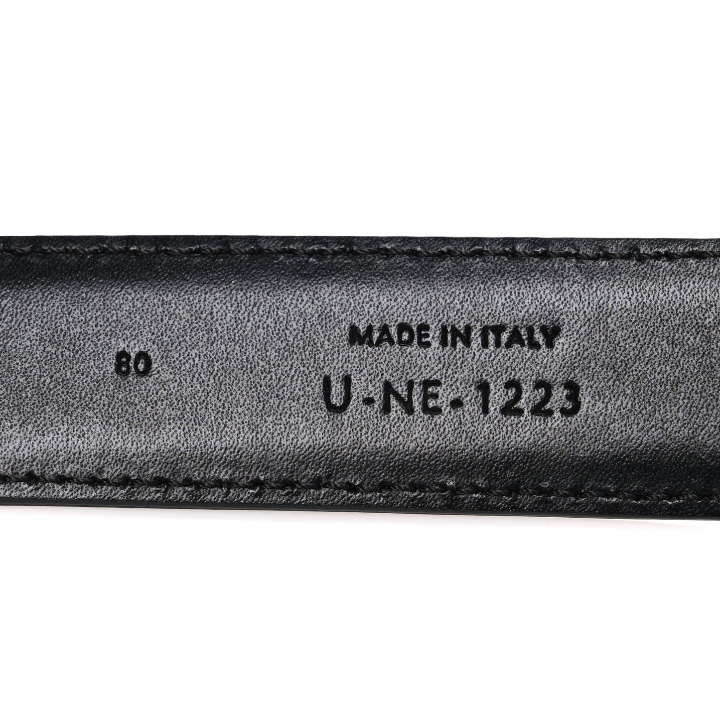 Box Calfskin Medium 25mm Triomphe Belt 80 32 Black