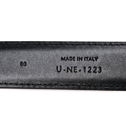 Celine Box Calfskin Medium 25mm Triomphe Belt 80 32 Black 6 of 6