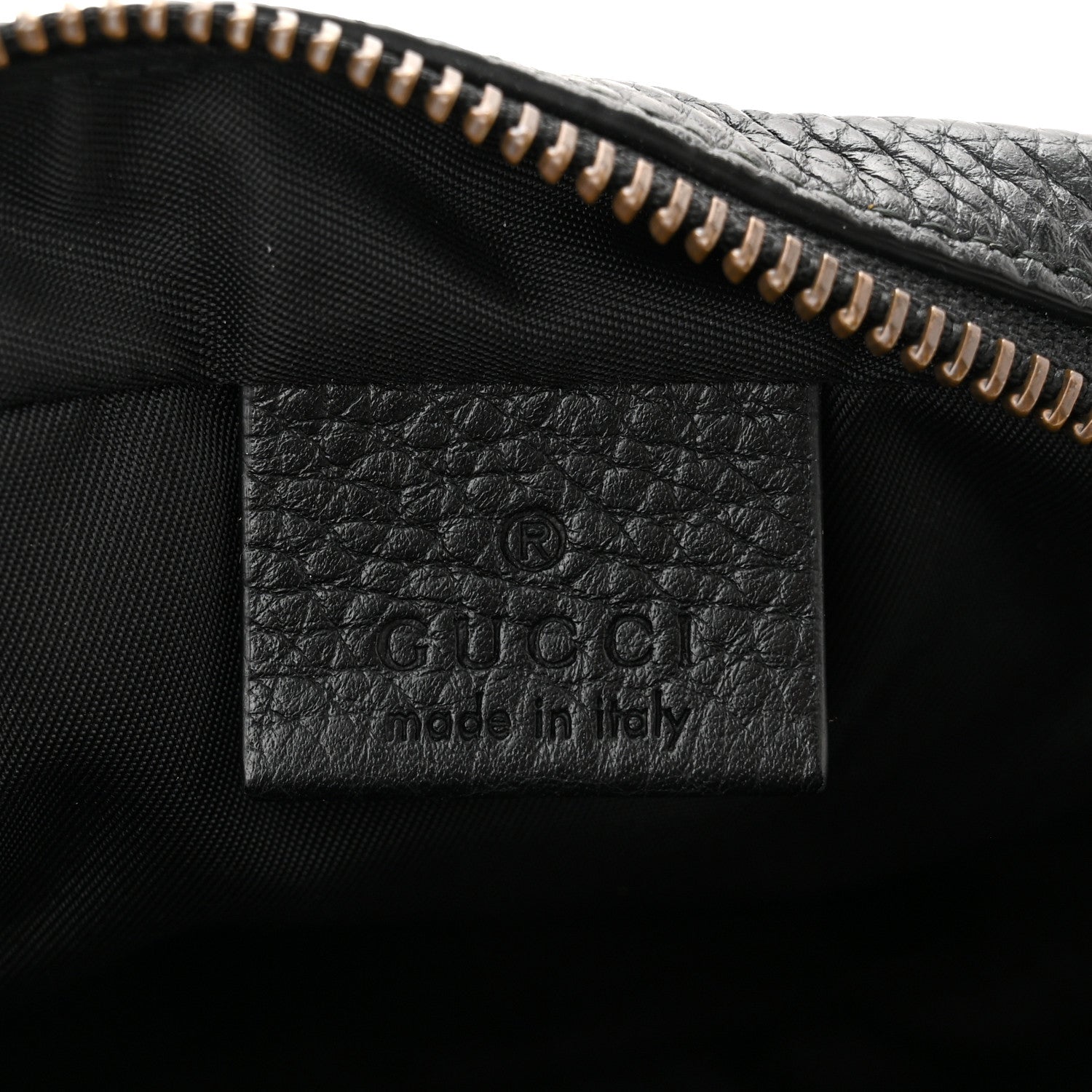Gucci Pebbled Calfskin Mini Soho Disco Bag Black 6 of 10
