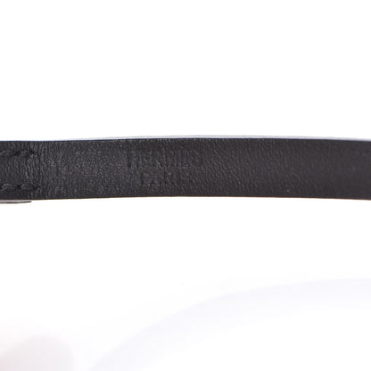 Hermes Chamonix Hapi 3MM Triple Tour Wrap Bracelet L Black 6 of 7