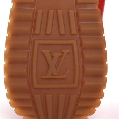 Louis Vuitton X SUPREME Calfskin Run Away Sneakers 7 Red 6 of 9