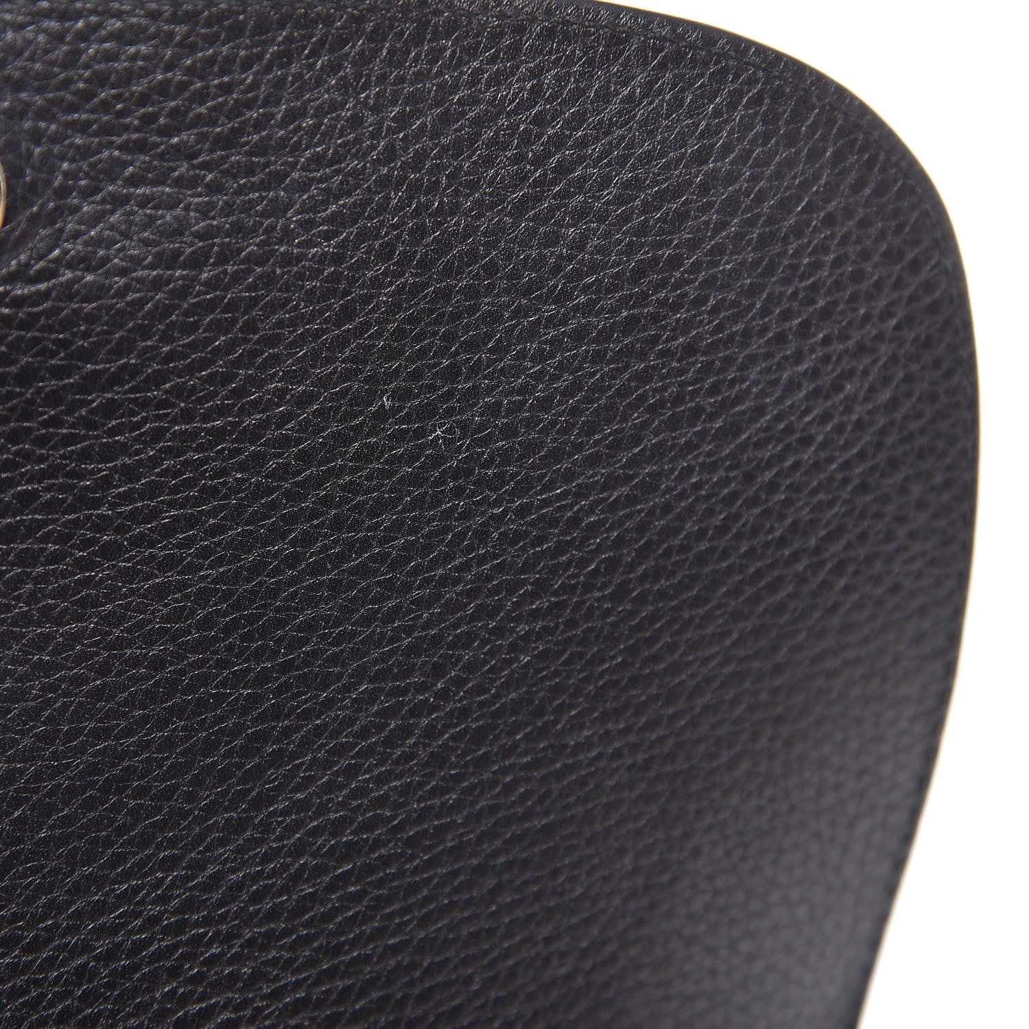 Gucci Pebbled Calfskin Medium Soho Flap Crossbody Black 9 of 17
