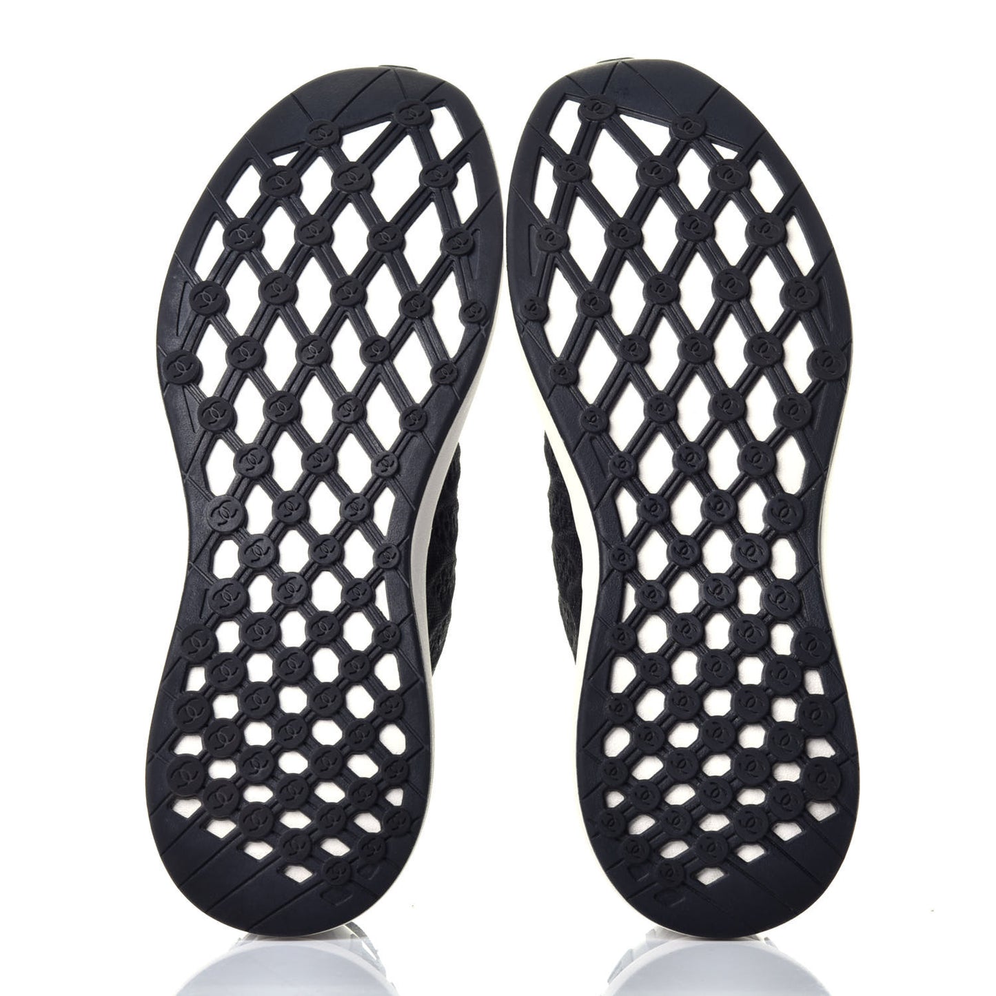 Fabric Logo Sneakers 39 Black