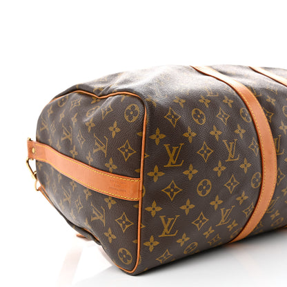 Louis Vuitton Monogram Keepall Bandouliere 45 9 of 13