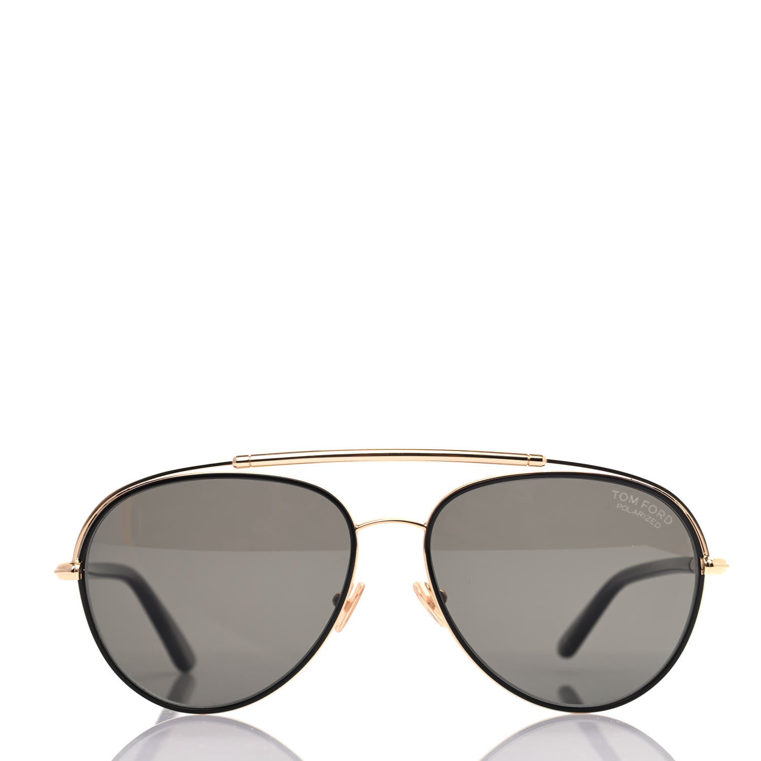 Tom Ford Metal Cole Aviator Polarized Sunglasses TF285 Black 2 of 7