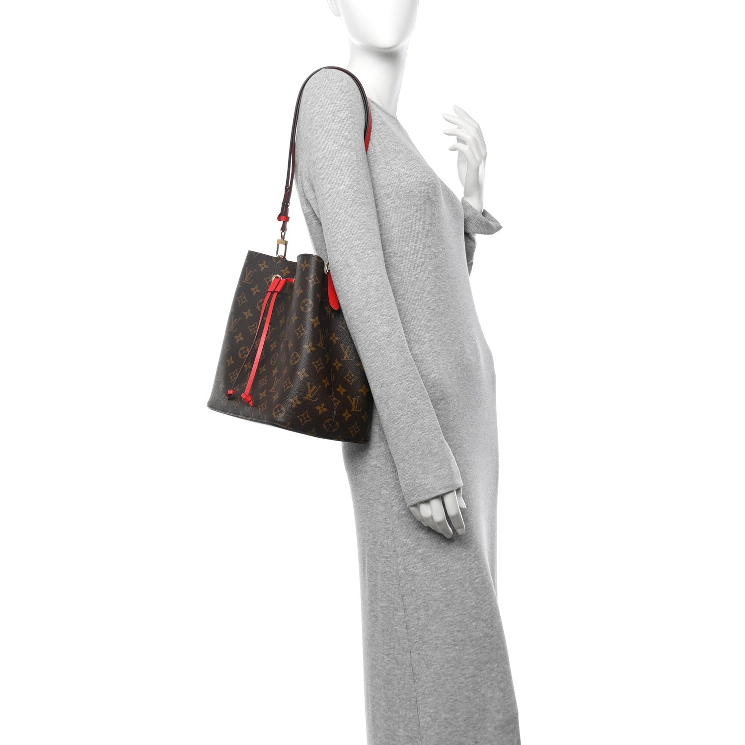Louis Vuitton Monogram Neonoe MM Coquelicot 2 of 8