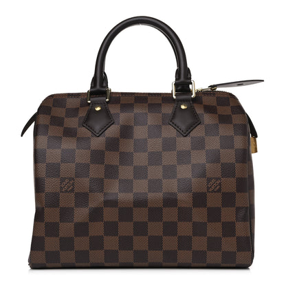 Louis Vuitton Damier Ebene Speedy 25 1 of 12