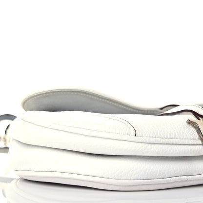 Christian Dior Calfskin Saddle Bag White 7 of 9