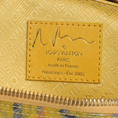 Louis Vuitton Monogram Pulp Defile Weekender PM Yellow 6 of 7