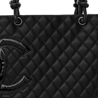 Chanel Calfskin Quilted Large Cambon Tote Black 8 of 19