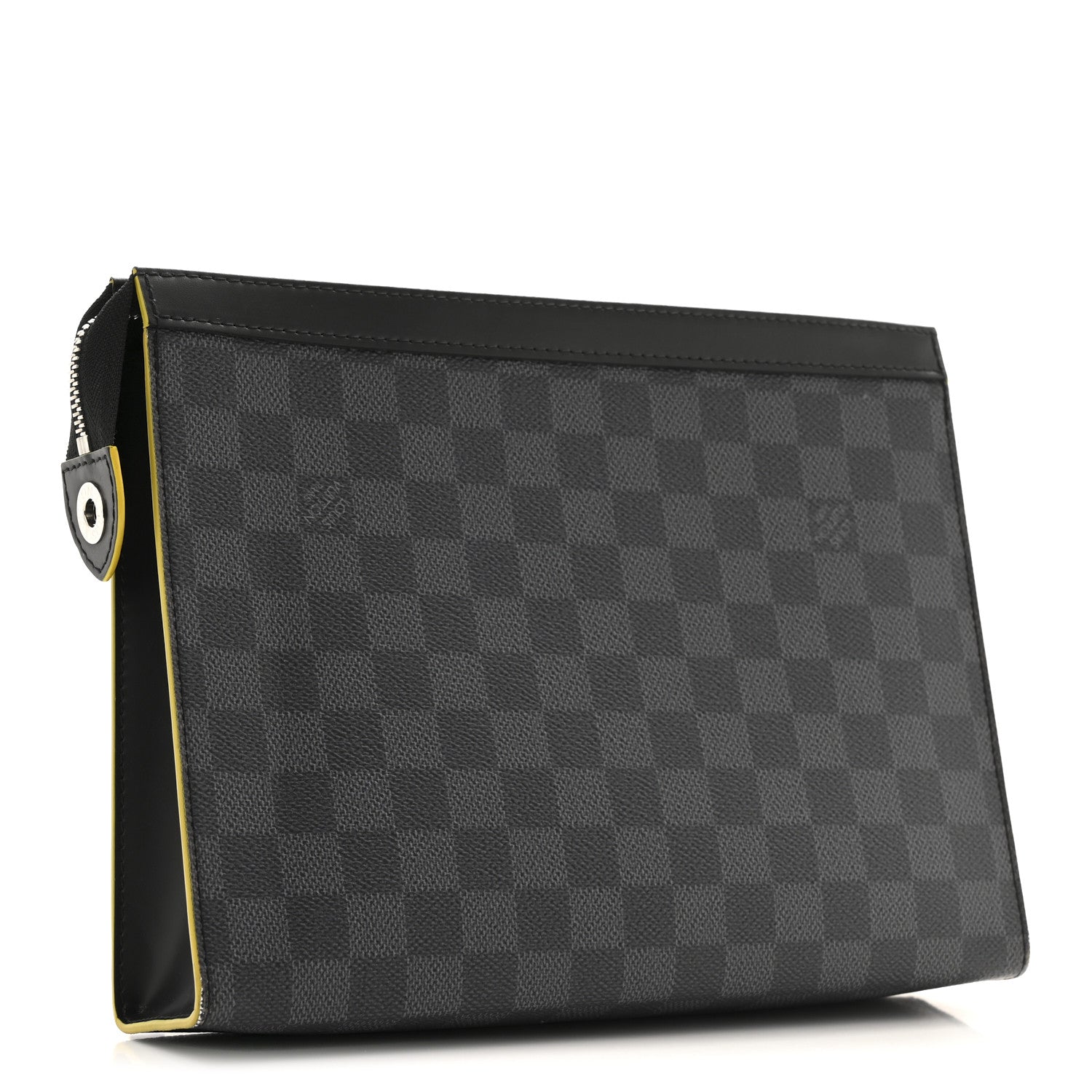 Louis Vuitton Damier Graphite Pochette Voyage MM  Yellow 3 of 9