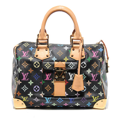 Louis Vuitton Monogram Multicolor Speedy 30 Black 1 of 8