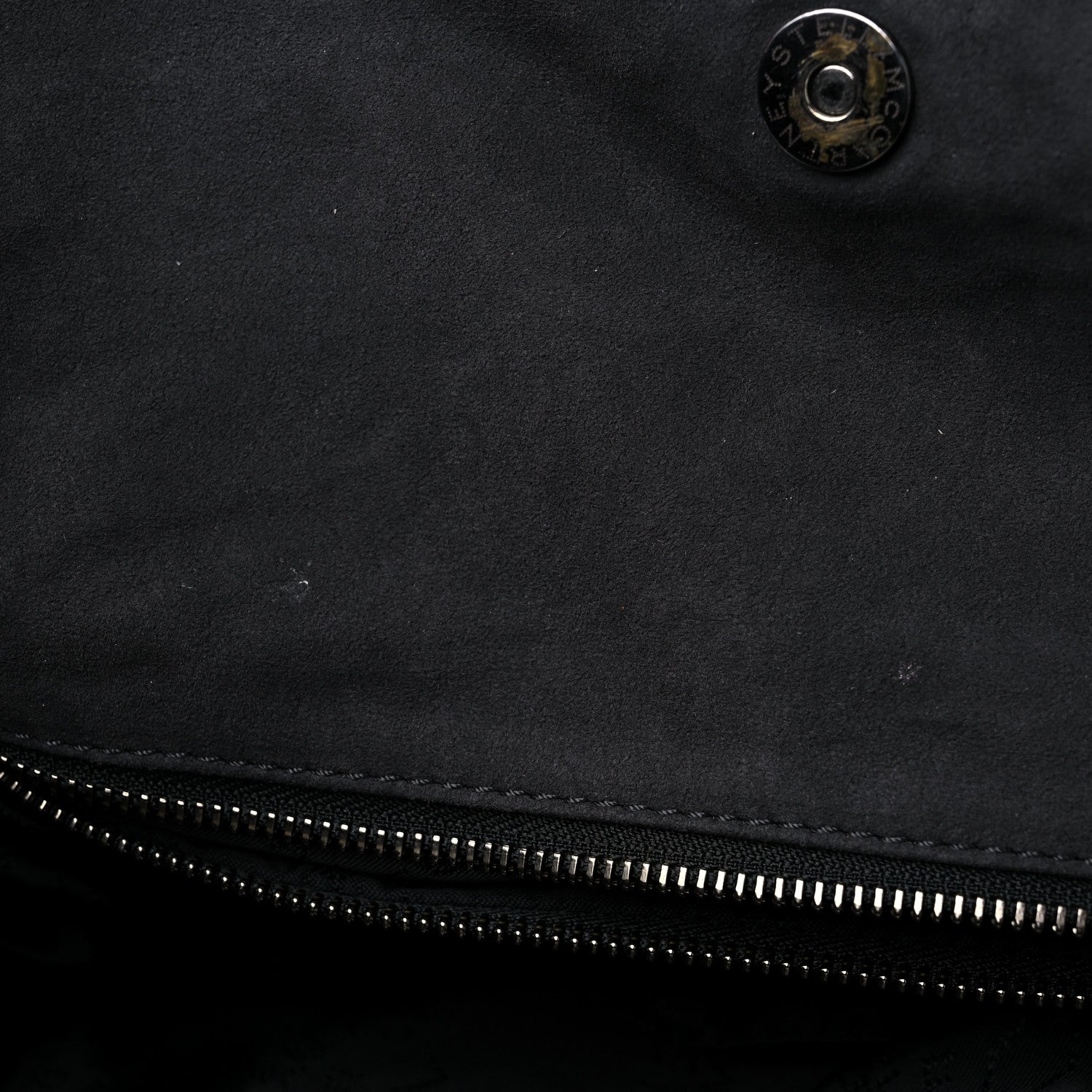 Stella McCartney Studded Eco Suede Falabella Tote Black 9 of 10