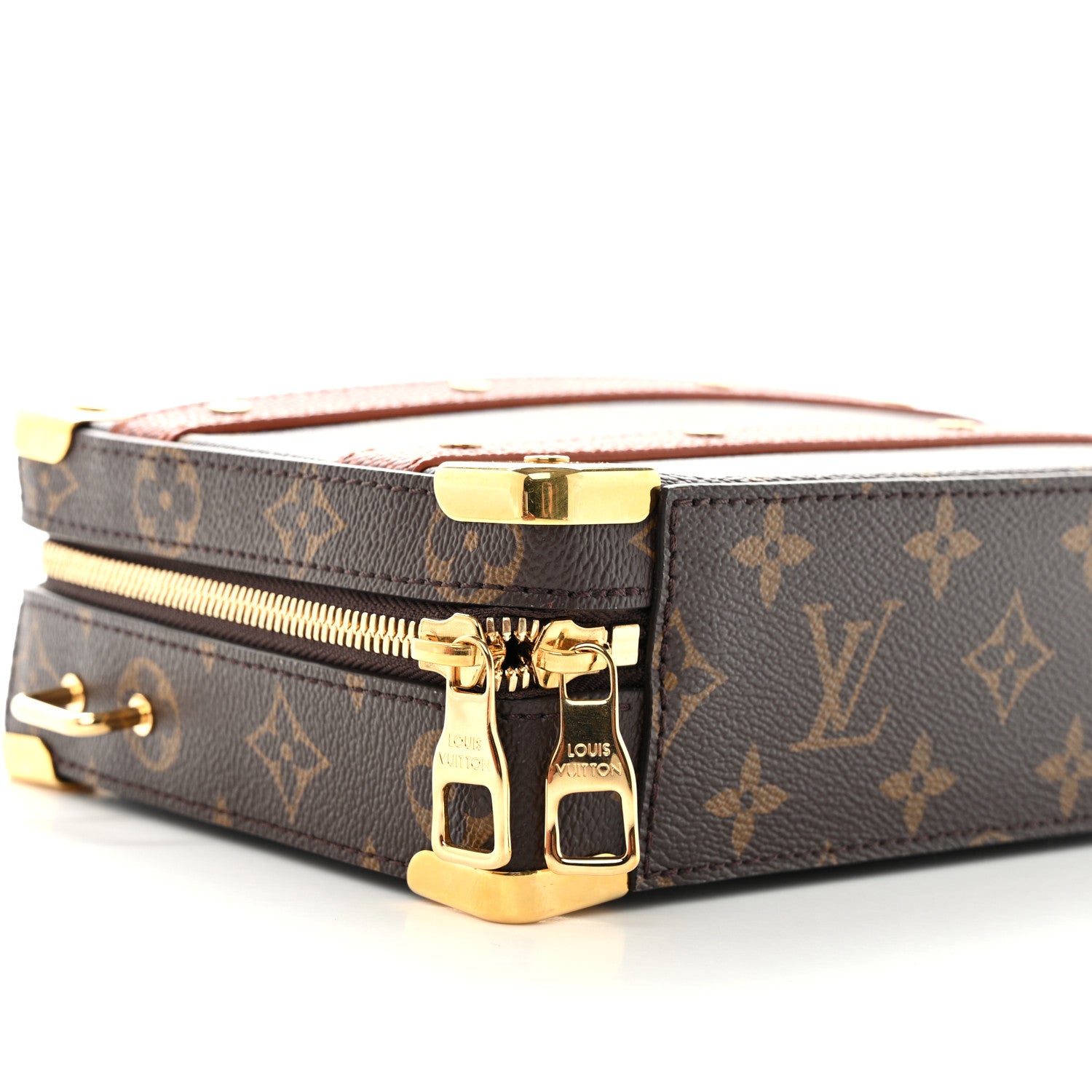 Louis Vuitton X NBA Grained Calfskin Monogram Handle Trunk Brown 8 of 10