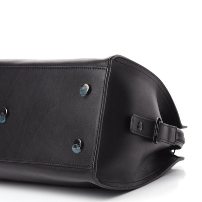 Saint Laurent Calfskin Small Monogram Cabas Black 7 of 10