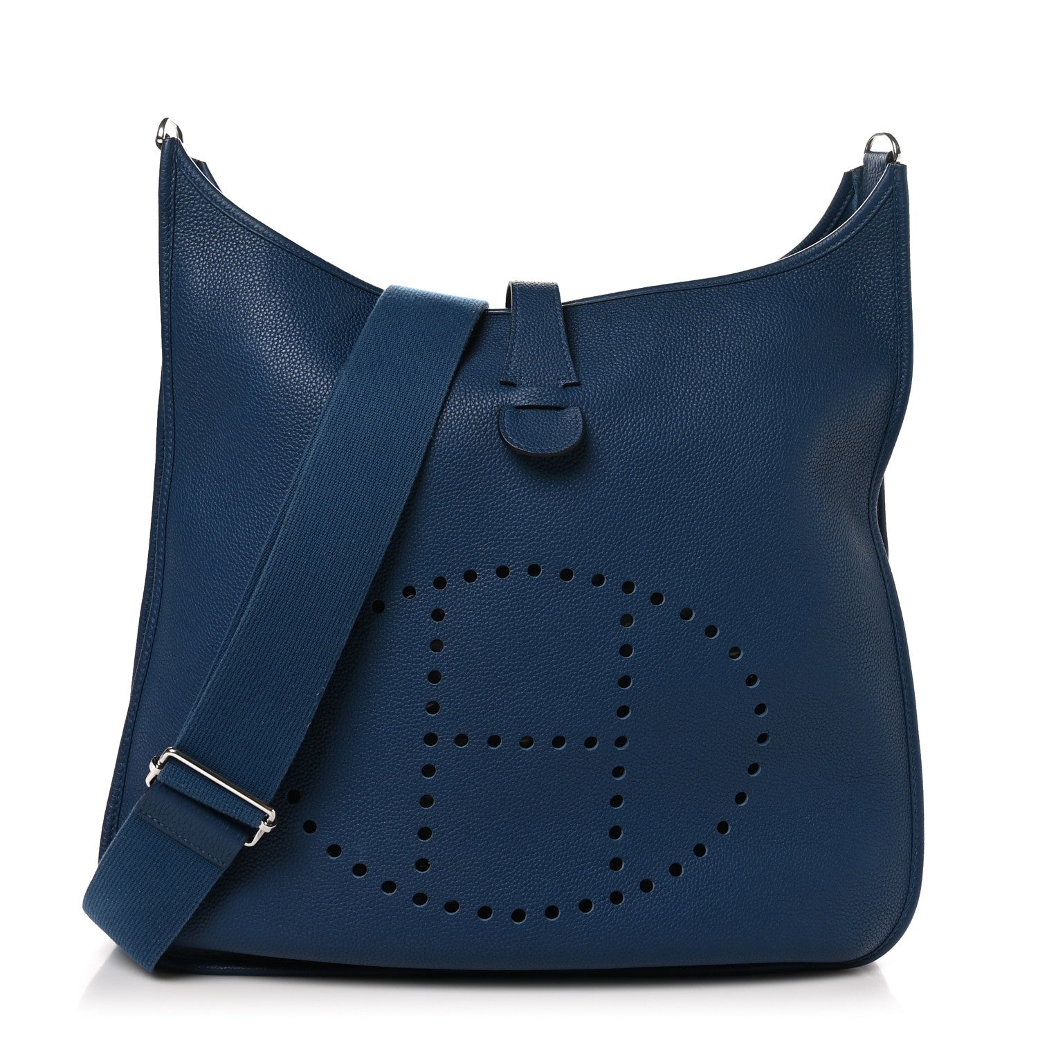 Hermes Taurillon Clemence Evelyne III TGM Bleu Obscur 1 of 10