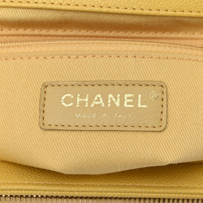 Chanel Caviar Quilted Small Business Affinity Flap Yellow 6 of 10