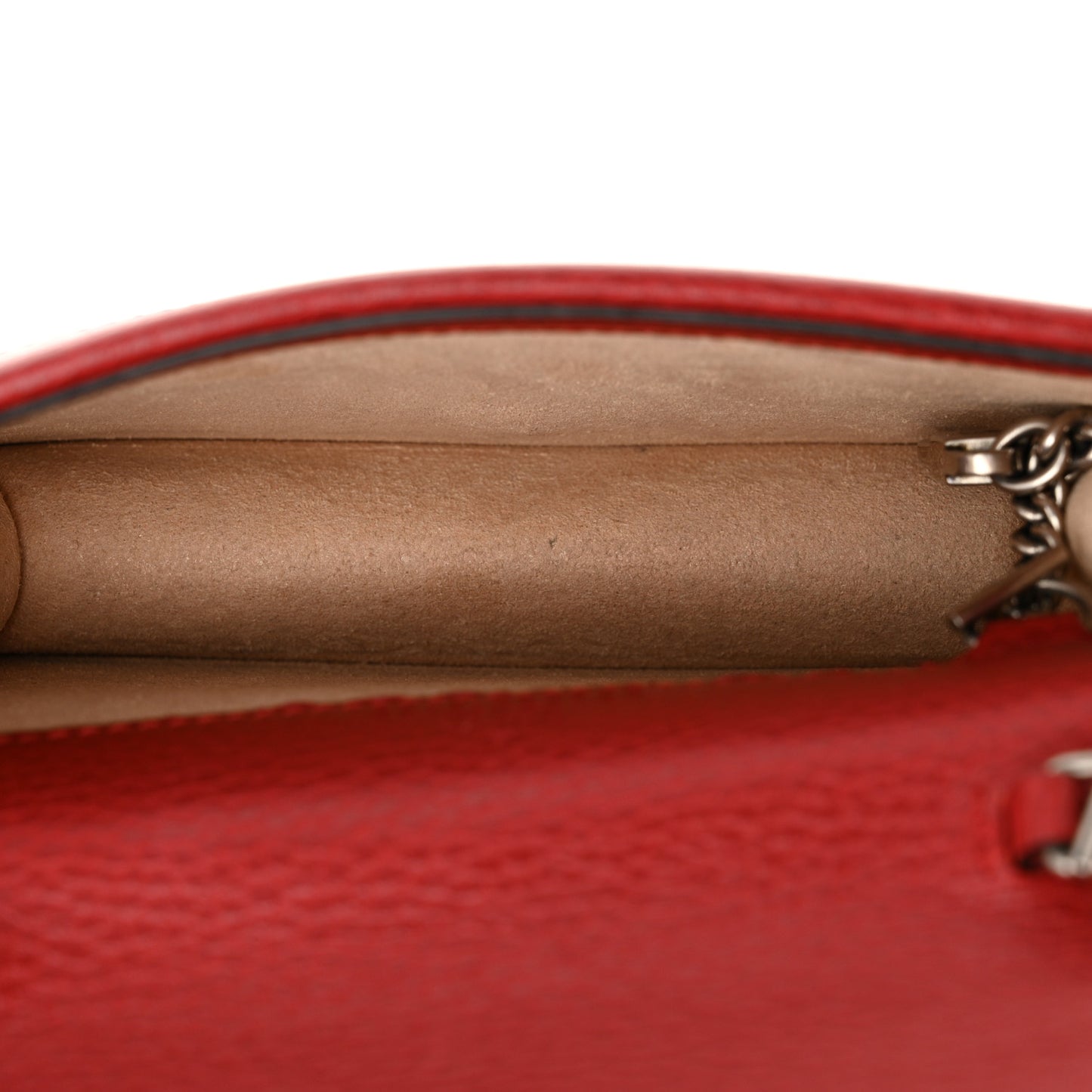 Calfskin Super Mini Dionysus Shoulder Bag Hibiscus Red