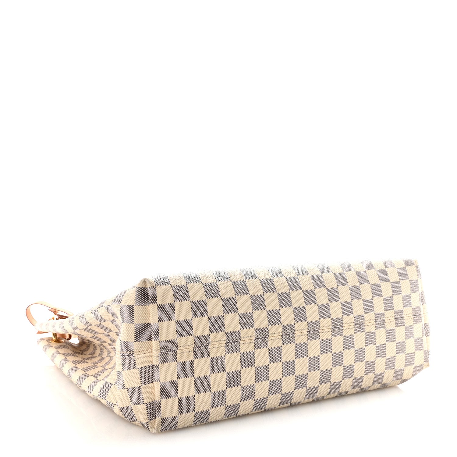 Louis Vuitton Damier Azur Graceful MM Rose Ballerine 4 of 9