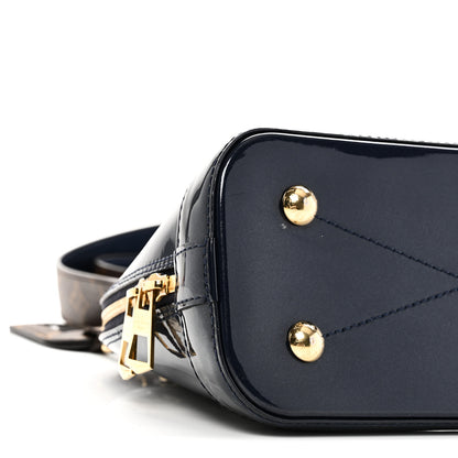 Louis Vuitton Patent Monogram Alma BB Marine 8 of 9