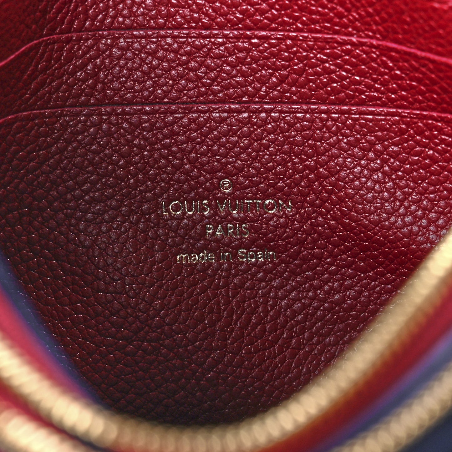Empreinte Double Zip Pochette Cherry Berry
