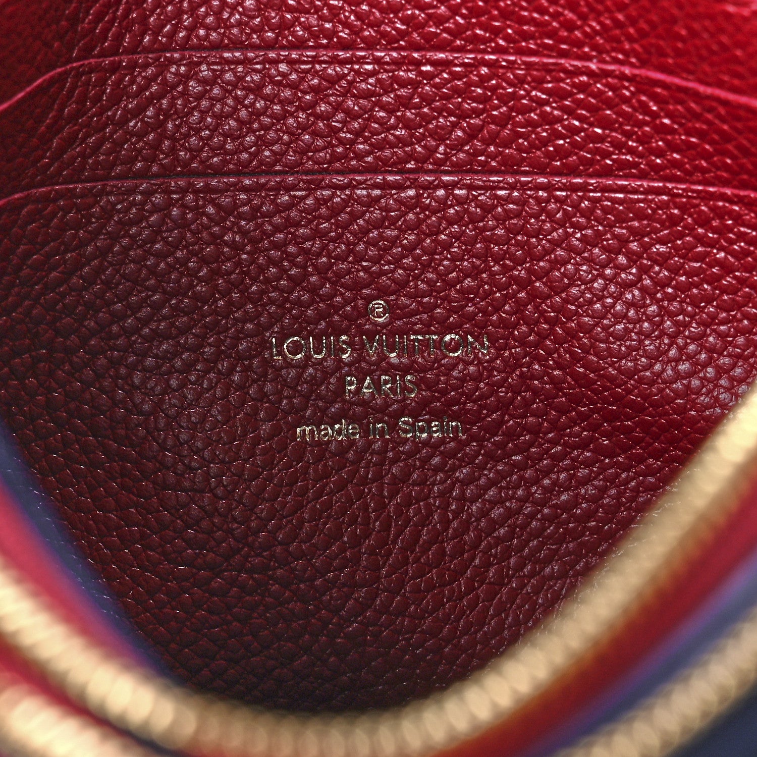 Louis Vuitton Empreinte Double Zip Pochette Cherry Berry 6 of 8
