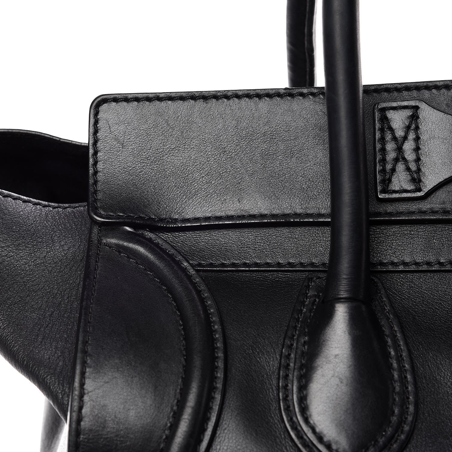 Celine Smooth Calfskin Mini Luggage Black 17 of 30